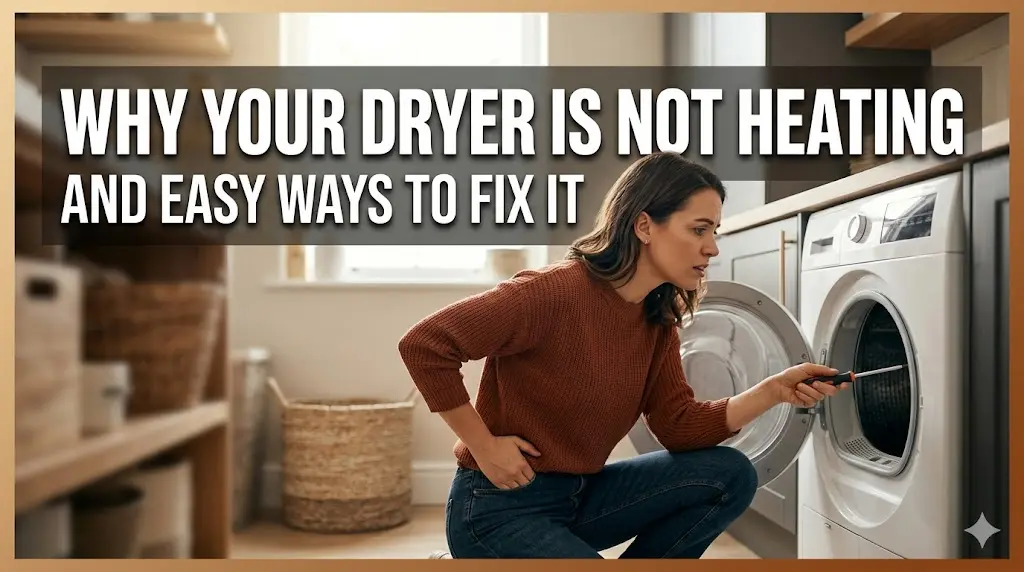 Why Your Dryer Is Not Heating and Easy Ways to Fix It