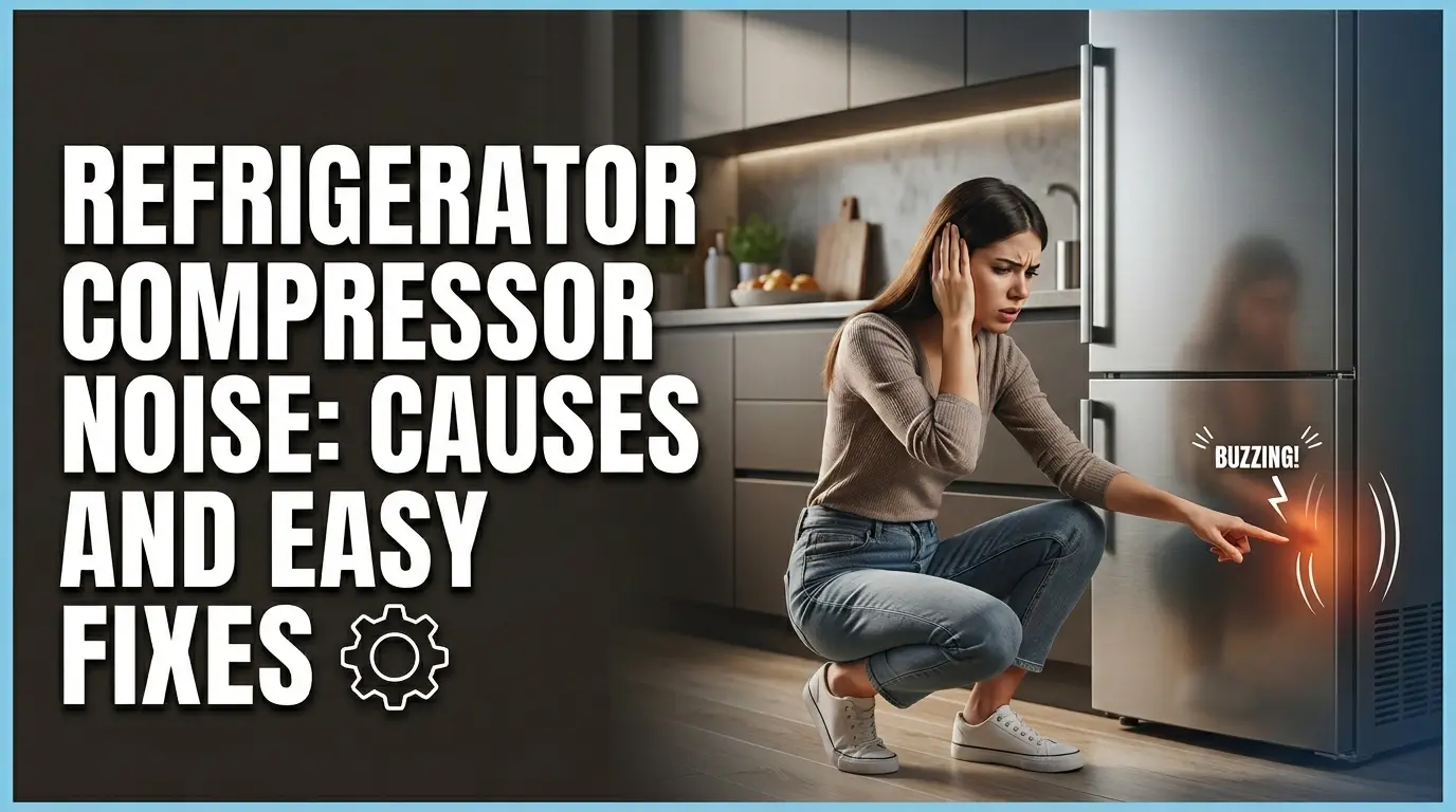 Refrigerator Compressor Noise Causes and Easy Fixes