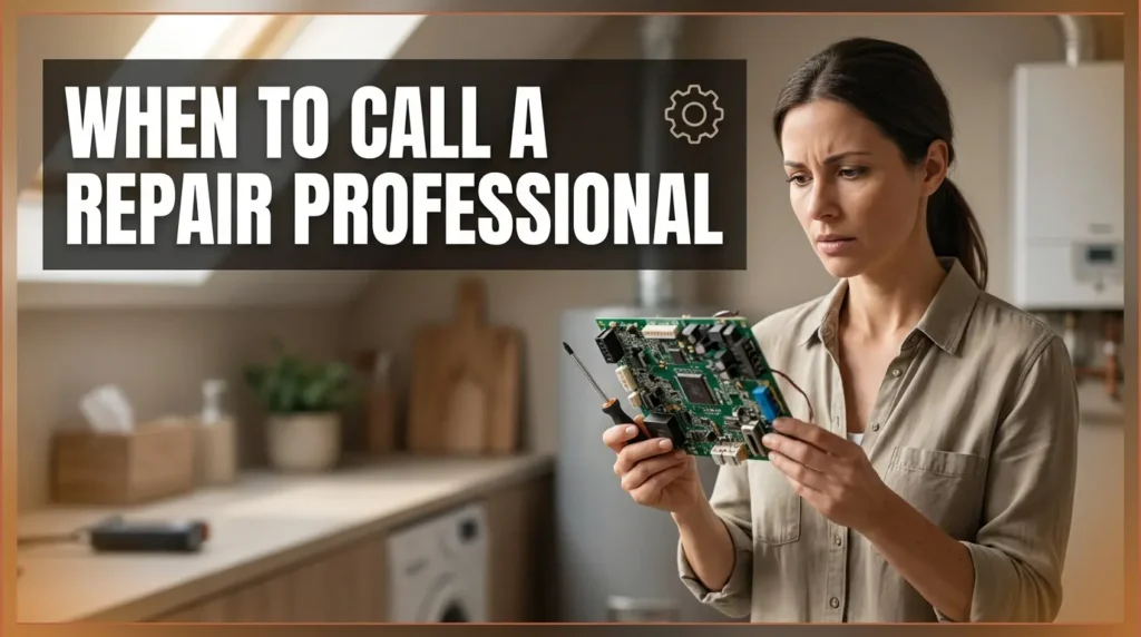 When to Call a Repair Professional