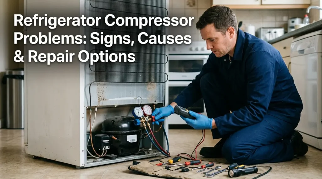 Refrigerator Compressor Problems: Signs, Causes & Repair Options