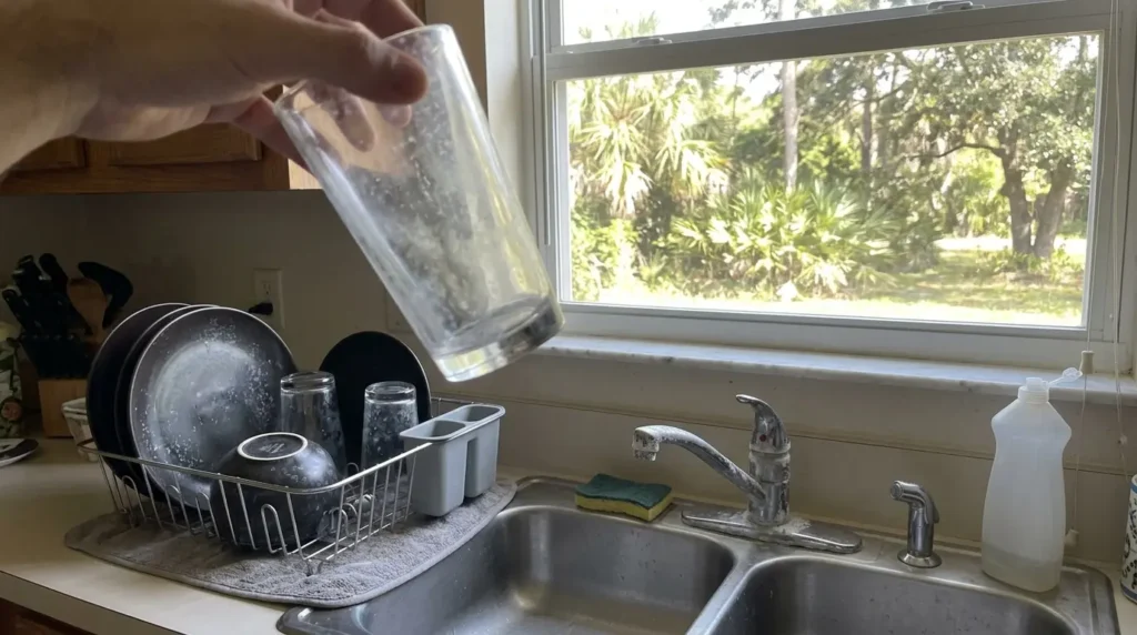 White Spots on Dishes in Apopka, FL